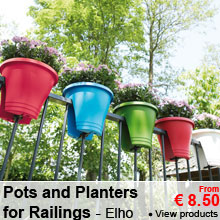 Pots and Planters for Railings - From 8.45 &euro;