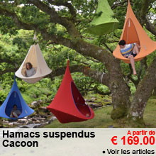 Hamacs Suspendus - Cacoon - A partir 299 &euro;