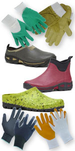 CHAUSSURES ET GANTS DU JARDINIER