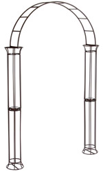 Arche de jardin en m�tal avec �clairage solaire 150 x 25 x 230 cm