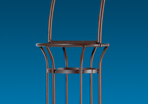 Arche de jardin en m�tal avec �clairage solaire 150 x 25 x 230 cm