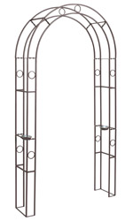 Arco de jardim em metal com lumin�rias solares 120 x 30 x 230 cm
