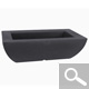 Jardini�re rectangulaire en plastique rotomoul� - ANTHRACITE