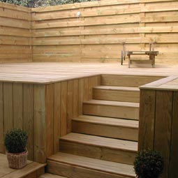 Decking � Treated pine class IV small or no knots