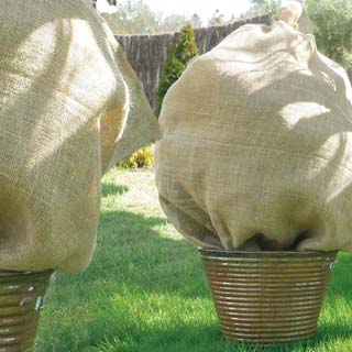 Protec��o em v�u de juta - Naturesac