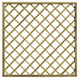 Treillis Bois avec Cadre 180x180 cm - lamelles 45�
