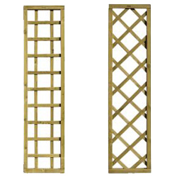 Treillis Bois avec Cadre 45x180 cm