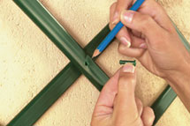 Treillis PVC Extensible Mural 100 x 300 cm