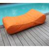 Chaise Longue Gonflable  Orange - Sunvibes