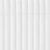 Canisse PVC double face - 1 x 3 m - Blanc