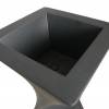 Pot Design - 55x55 x H100cm - Anthracite