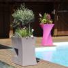 Jardinire Design -100x45 x H80cm  Gris