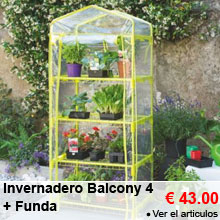 Invernadero Balcony 4 Verde An�s + Funda - 43.00 &euro;