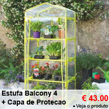 Estufa Balcony 4 Verde Anis + Capa de Protecao - 43.00 &euro;