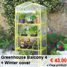 Greenhouse Balcony 4 + Winter cover - 43.00 &euro;