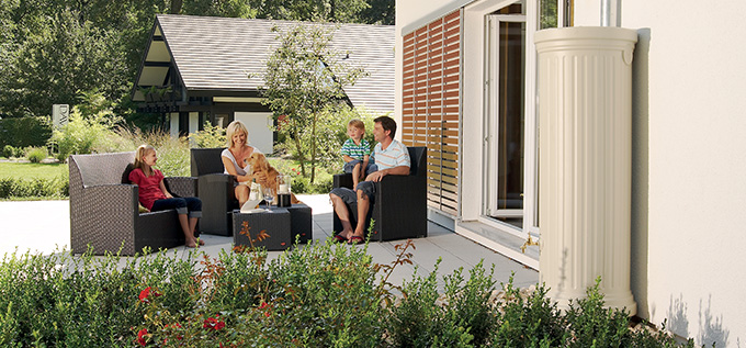 Rcuprateur deau Colonne Romaine - 330 Litres - Garantia 