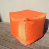 Pouf CUBE  Orange - Sunvibes