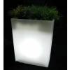 Jardinire Lumineuse Blanche - 60x31x H.70