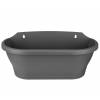 Corsica Wall Basket - 39x17cm - Anthracite  - Elho