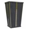 Jardinire Bois Design - vase Anthracite