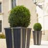 Jardinire Bois Design - vase Anthracite