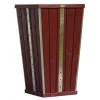 Jardinire Bois Design - vase Bordeaux