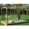 Pergola Bois Double 6,75 x 3,5 m