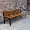 Banc de Jardin en Bois et Mtal - Burger