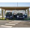 Carport en Bois VISO - 6 x 6 m