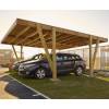 Carport en Bois VISO - 6 x 6 m