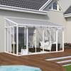 Vranda en Polycarbonate 4 x 3 m - Chalet-Jardin