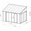 Vranda en Polycarbonate 4 x 3 m - Chalet-Jardin