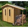 Abri de Jardin en Bois avec Bcher  4 m2