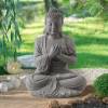 Statue de jardin Zen Bouddha - Hauteur 60 cm