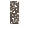 Treillis Dcoratif en Mtal - Feuilles - 0,6x1,5m