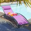 Chaise Longue Design Violet