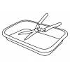 Plateau de jardin Green Basics - Lime vert - Elho