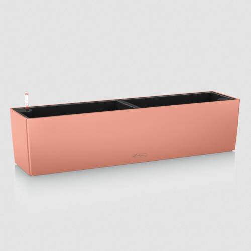 Lechuza Balconera Color 40 Jardinière Balcon Avec Irrigation - Marron Sable 40x19x19 Cm