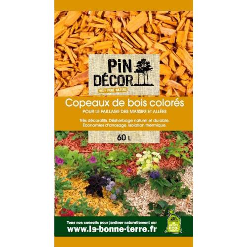Copeaux Anti Mauvaises Herbes Copeaux De Bois Colores Jaune Or Vente Copeaux De Bois Colores