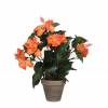 Plante Artificielle - Hibiscus Orange - MICA