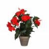 Plante Artificielle - Hibiscus Rouge - MICA