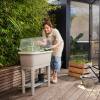 Potager sur pied NOA - Gris Chaud - Elho