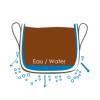 Potager carr� en g�otextile - Taupe - 550L