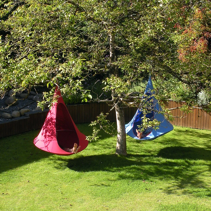 Hamac - N259 - Rouge - 280x80cm - Capacité 130kg - Jardin