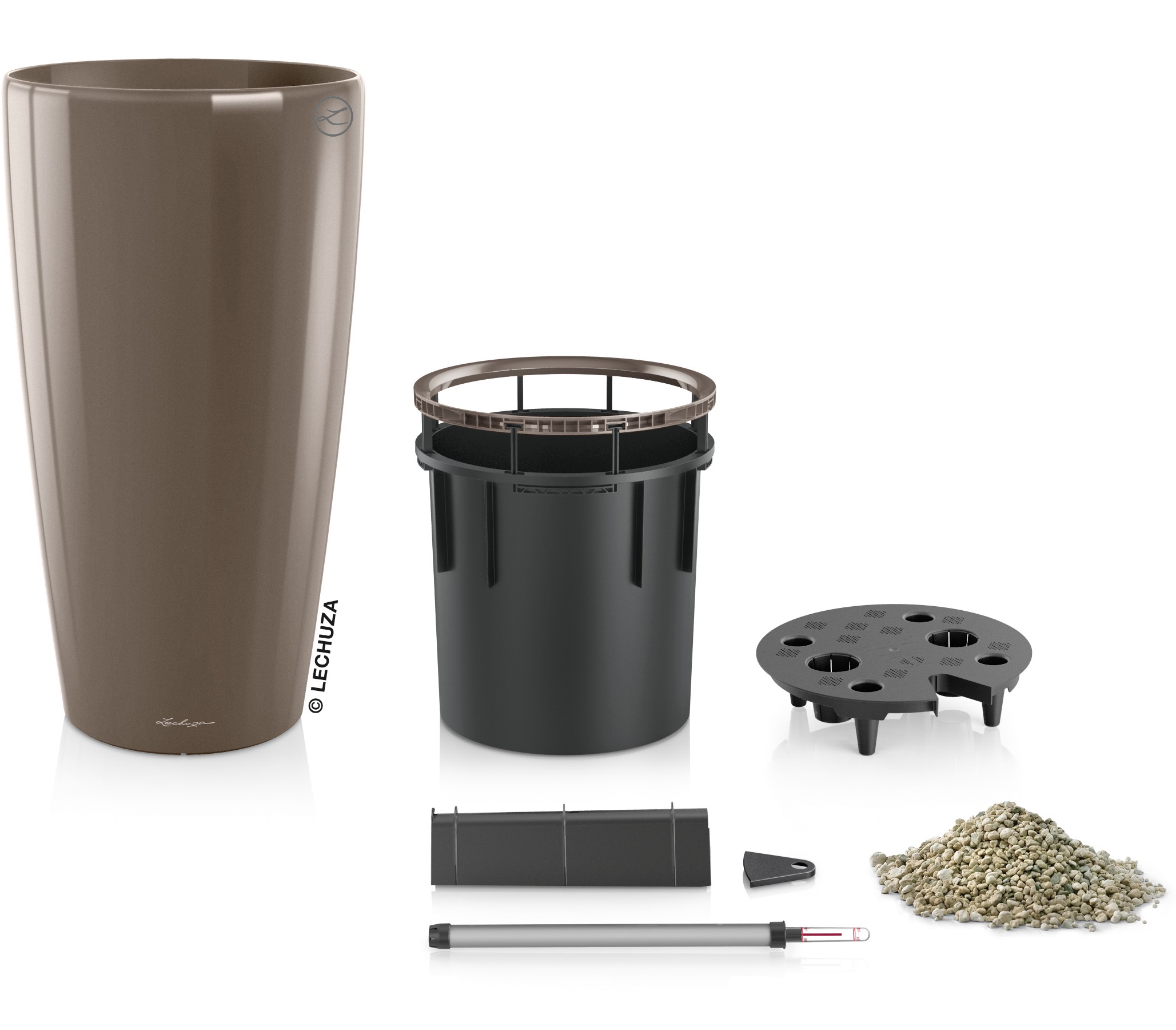 Rondo 40 - Taupe - LECHUZA - Vente en ligne au meilleur prix
