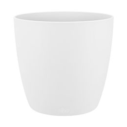 Elho Vaso Per Fiori Brussels Round 16, Marrone, 16x14,7 Cm, Per Interni, In Plastica Riciclata, Impermeabile, Garanzia 3 Anni