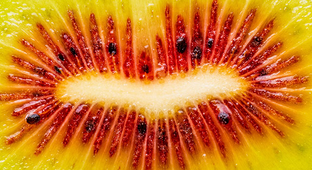 ¡Novedad! Kiwi amarillo con pulpa roja